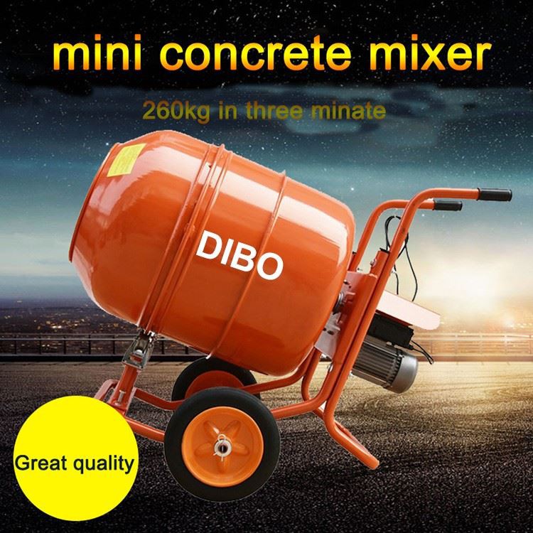 small concrete mixer